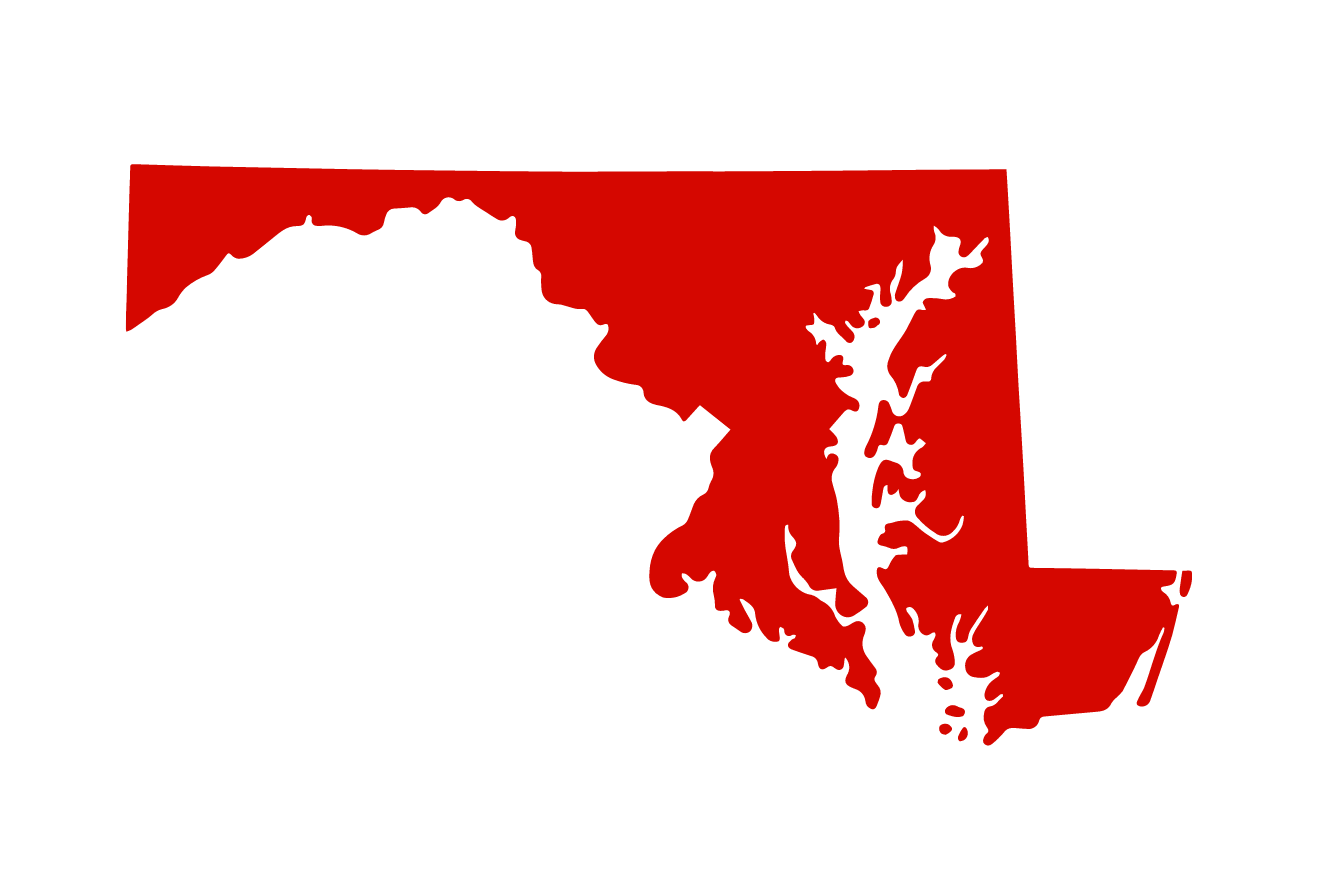 Maryland map